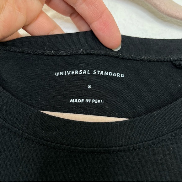 Universal Standard Ashely Cap Sleeve Tee Black size 14/16 - Picture 4 of 9